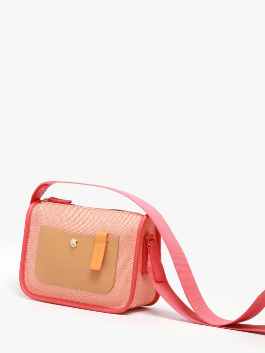 Longchamp Le foulonné soleil Sacs porté travers Rouge