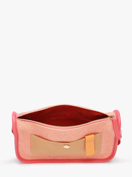 Longchamp Le foulonné soleil Sacs porté travers Rouge