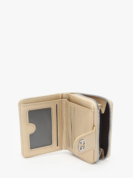 Porte-monnaie Porte-cartes Miniprix Or grained 78COK867 vue secondaire 1