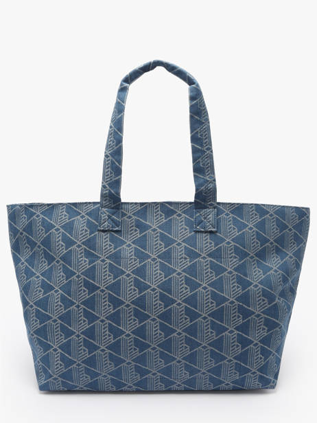 Sac Porté épaule Heritage Jacquard Coton Lacoste Bleu heritage jacquard NU4994PB vue secondaire 4