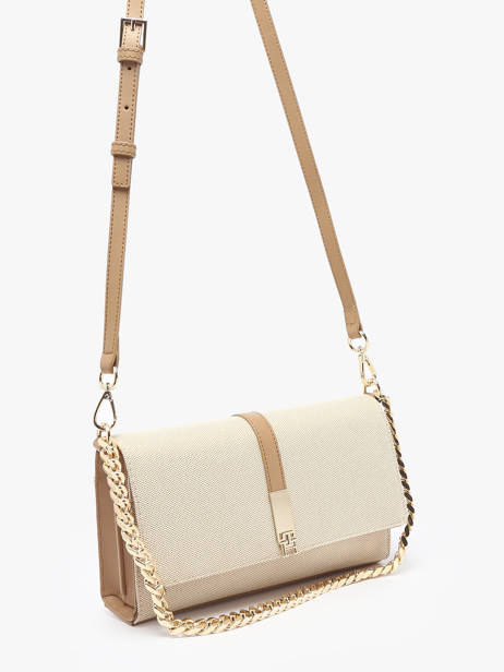 Sac Bandoulière Th Heritage Polyester Recyclé Tommy hilfiger Beige th heritage AW17622 vue secondaire 2