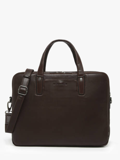 Porte Documents (main) Arthur & aston Marron leon 2
