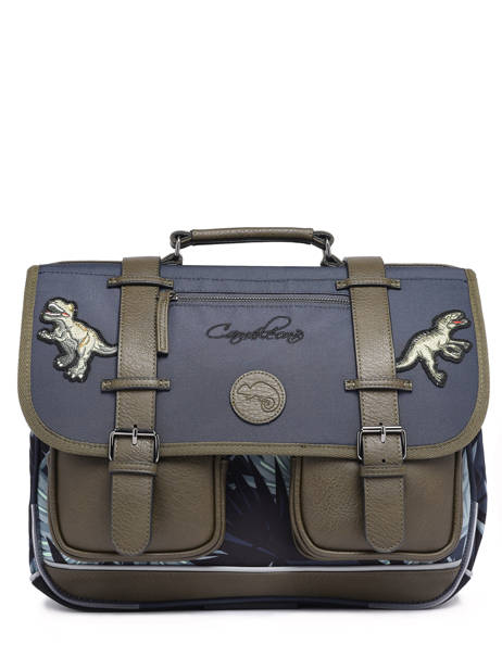 Cartable 2 Compartiments Cameleon Gris vintage urban 27