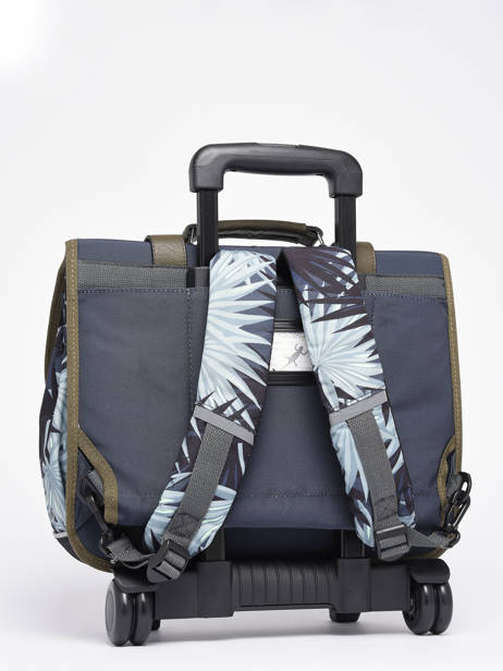 Cartable à Roulettes 2 Compartiments Cameleon Gris vintage urban PBVBCR38 vue secondaire 5