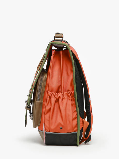 Sac à Dos 2 Compartiments Cameleon Orange vintage urban PBVBSD39 vue secondaire 2