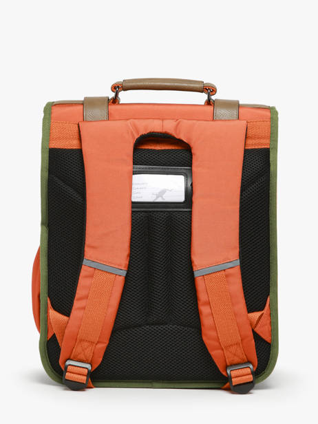 Sac à Dos 2 Compartiments Cameleon Orange vintage urban PBVBSD39 vue secondaire 4