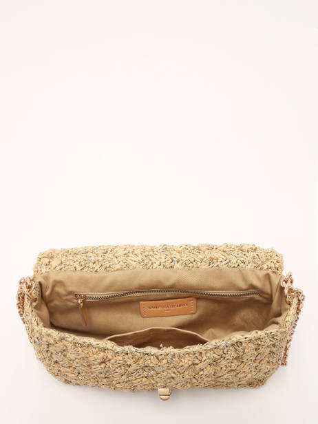 Sac Bandoulière Moon Raphia Raphia Vanessa bruno Beige moon raphia 29V40533 vue secondaire 3