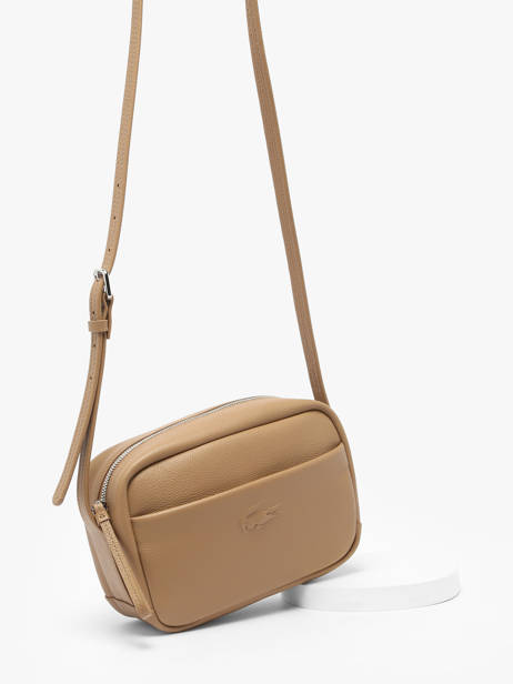 Sac Bandoulière City Court Cuir Lacoste Beige city court NF4506IE vue secondaire 2