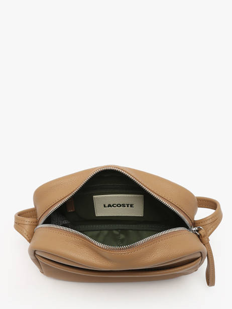 Sac Bandoulière City Court Cuir Lacoste Beige city court NF4506IE vue secondaire 3