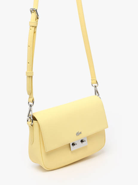 Sac Bandoulière Daily City Lacoste Jaune daily city NF4757DZ vue secondaire 2