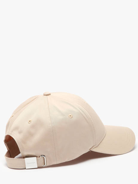 Casquette Calvin klein jeans Beige ck metal K613102 vue secondaire 2