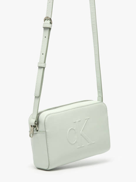 Sac Bandoulière Sculpted Calvin klein jeans Vert sculpted 4K3036G vue secondaire 2