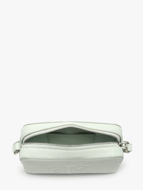 Sac Bandoulière Sculpted Calvin klein jeans Vert sculpted 4K3036G vue secondaire 3