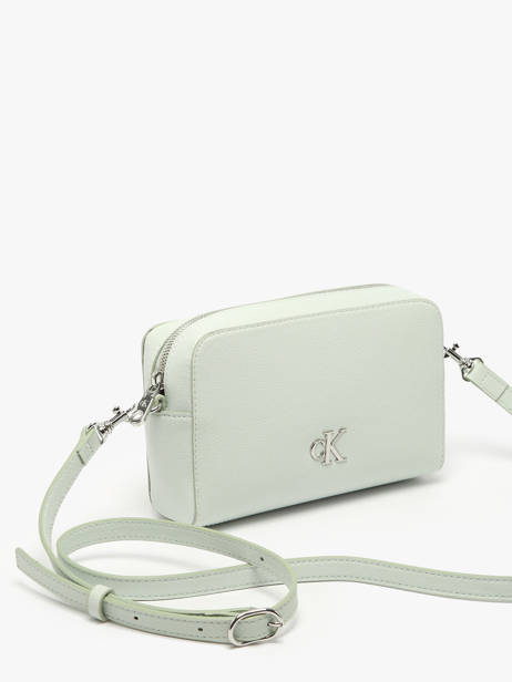 Sac Bandoulière Minimal Mono Polyester Recyclé Calvin klein jeans Vert minimal mono 4K3162G vue secondaire 2