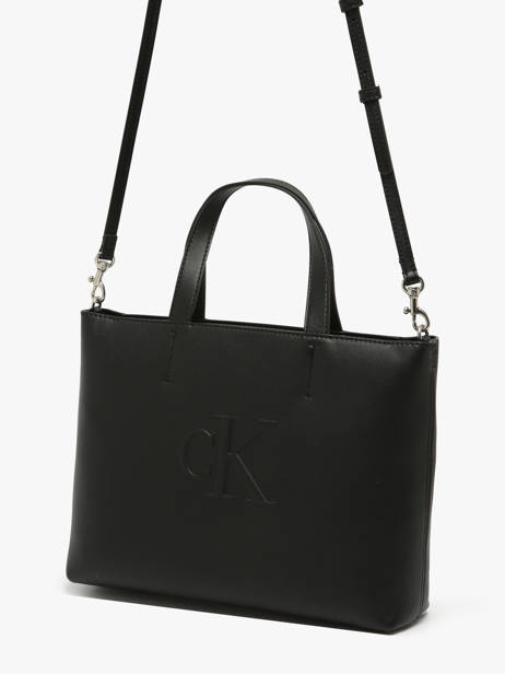 Sac Porté Main Sculpted Calvin klein jeans Noir sculpted 4K3111G vue secondaire 2