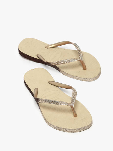 Tongs Havaianas Beige women 4146093F vue secondaire 2