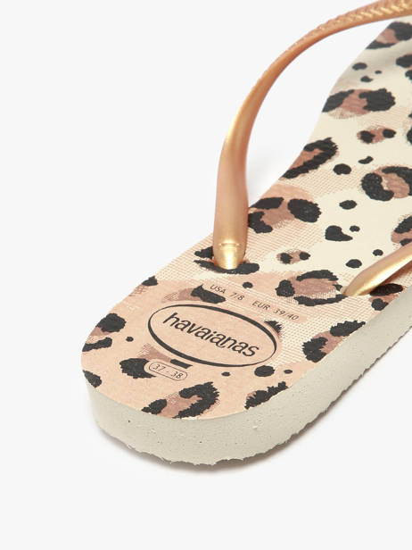 Tongs Havaianas Beige women 4103352F vue secondaire 3