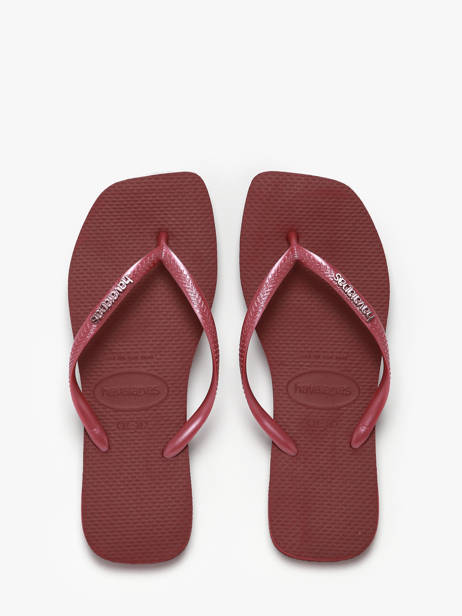 Tongs Sl Sq Lg Met Havaianas Rouge women 4148257F