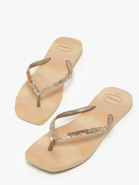 Tongs Havaianas Or women 4149417F vue secondaire 2