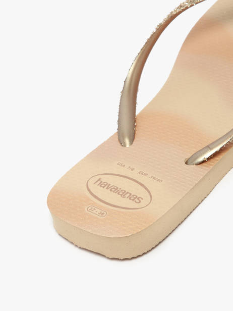 Tongs Havaianas Or women 4149417F vue secondaire 3