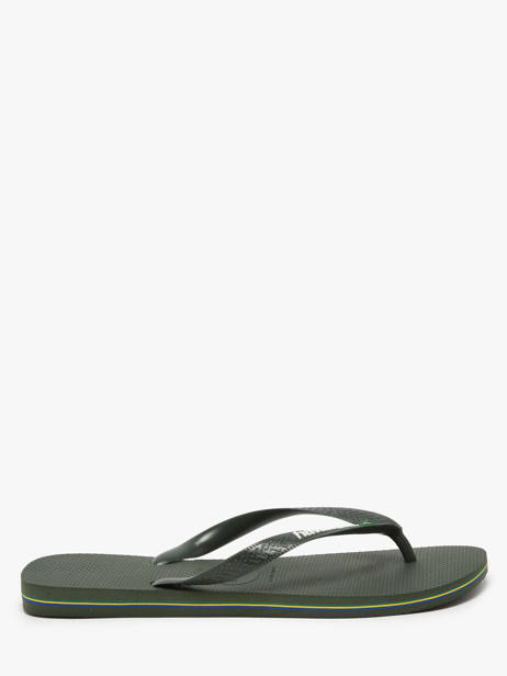Tongs Brasil Logo Havaianas Vert men 4110850H vue secondaire 1