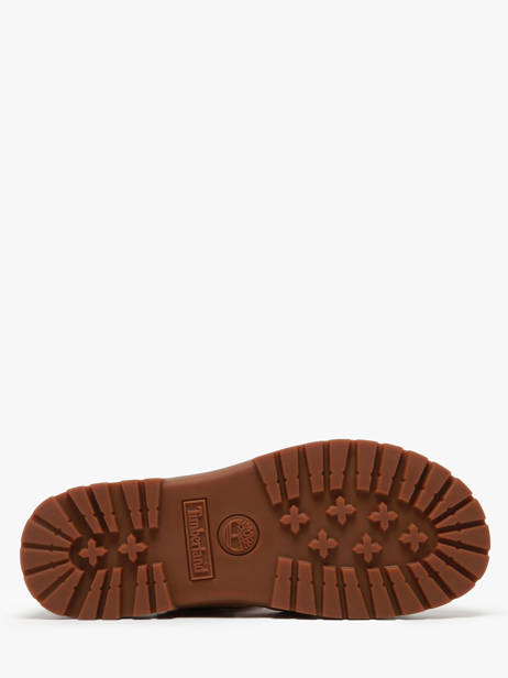 Sandales Clairemont Way En Cuir Timberland Marron women 61T4EN31 vue secondaire 4