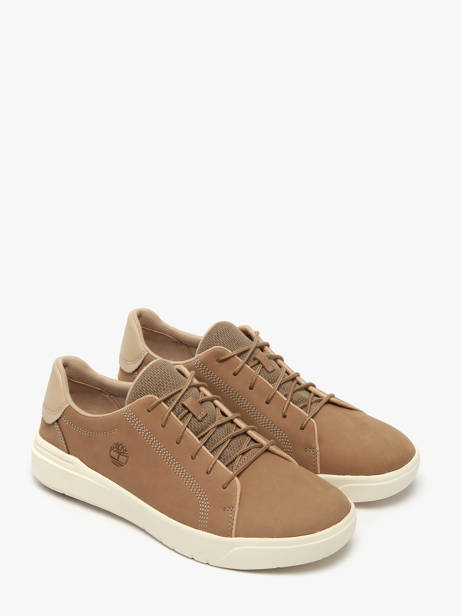 Sneakers Seneca Bay En Cuir Timberland Marron men 5TY5DR01 vue secondaire 2
