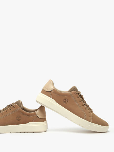 Sneakers Seneca Bay En Cuir Timberland Marron men 5TY5DR01 vue secondaire 3