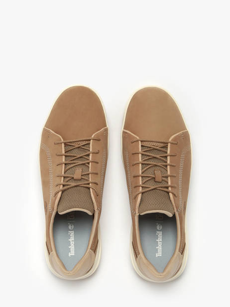 Sneakers Seneca Bay En Cuir Timberland Marron men 5TY5DR01 vue secondaire 4