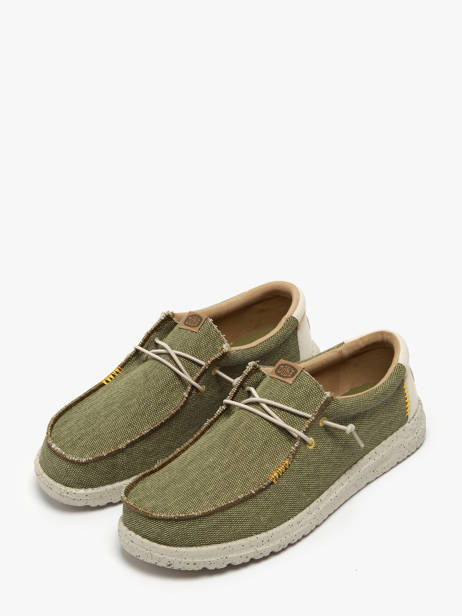 Mocassins Wally Coastline Jute Hey dude Vert men 40952 vue secondaire 2