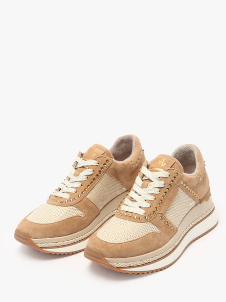 Sneakers Ebreli En Cuir Mam'zelle Beige women CSGAR25 vue secondaire 2