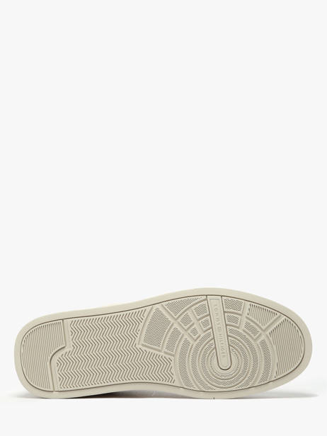 Sneakers En Cuir Tommy hilfiger Beige men 5410AF3 vue secondaire 4