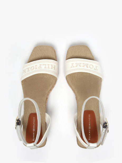 Sandales Tommy hilfiger Blanc women 8805YBL vue secondaire 3
