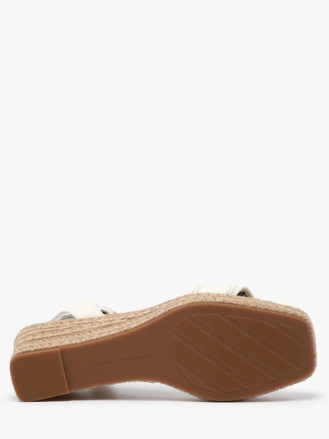 Sandales Tommy hilfiger Blanc women 8805YBL vue secondaire 4