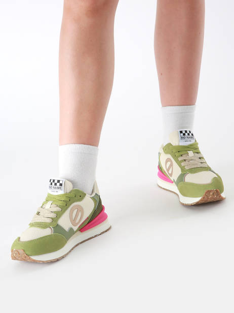 Sneakers Tova Runner En Cuir No name Vert women IPSMEN2Z vue secondaire 1