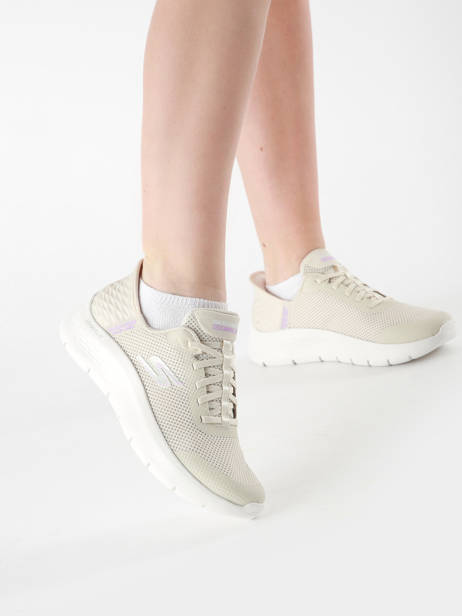 Sneakers Slip-ins Skechers Beige women 124836 vue secondaire 1