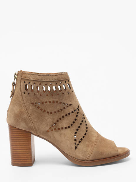 Bottines à Talon Liset En Cuir Alpe Marron women 50941101