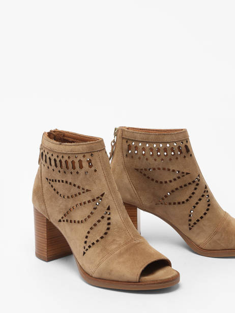 Bottines à Talon Liset En Cuir Alpe Marron women 50941101 vue secondaire 2