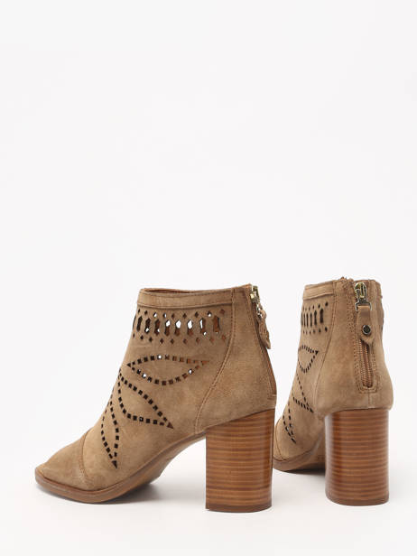 Bottines à Talon Liset En Cuir Alpe Marron women 50941101 vue secondaire 3