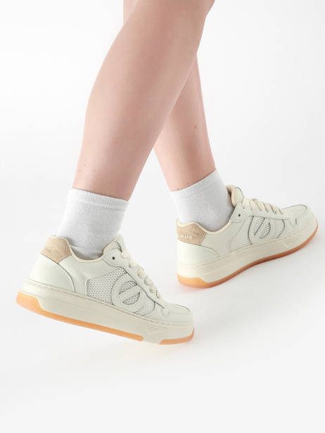 Sneakers Alison En Cuir No name Beige women ASGMESVE vue secondaire 1