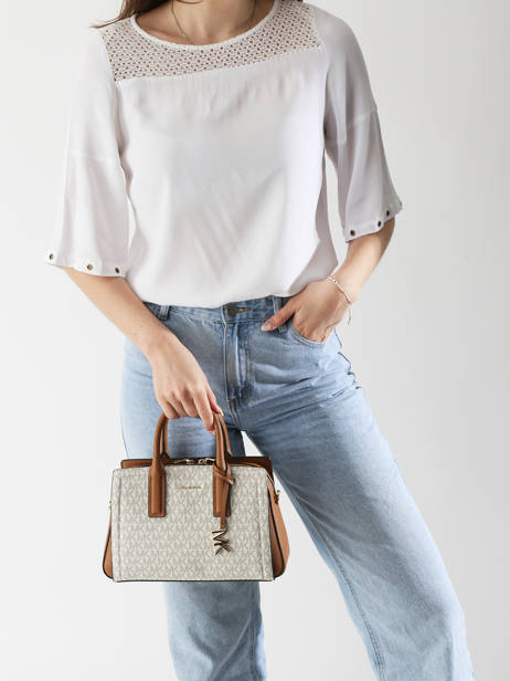 Sac Bandoulière Laila Cuir Michael kors Beige laila S5G9IS1B vue secondaire 1