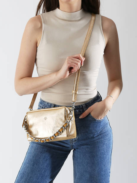 Sac Bandoulière Mama Cuir Mila louise Or vintage 23673X vue secondaire 1