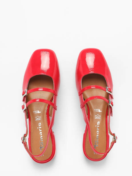Ballerines à Talon Tamaris Rouge women 44 vue secondaire 4