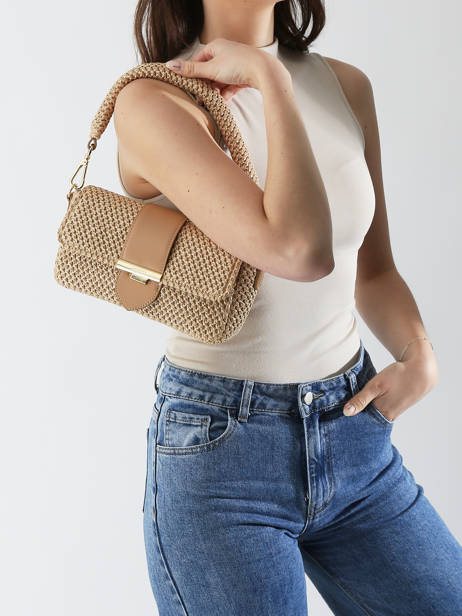 Sac Porté épaule Osier Lancaster Beige osier 31 vue secondaire 1