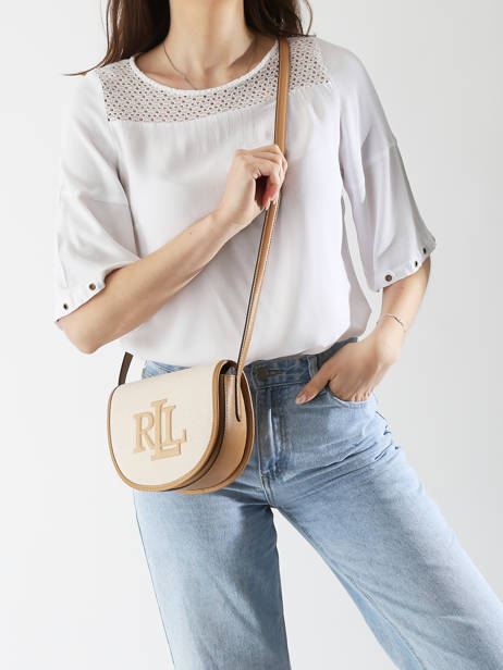 Sac Bandoulière Anstey Lauren ralph lauren Beige anstey 31966759 vue secondaire 1