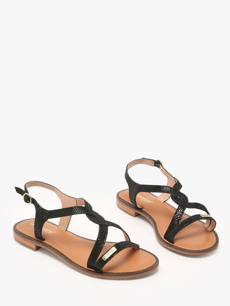 Nu-pieds Hastral En Cuir Les tropeziennes Noir women HASTRAL vue secondaire 1