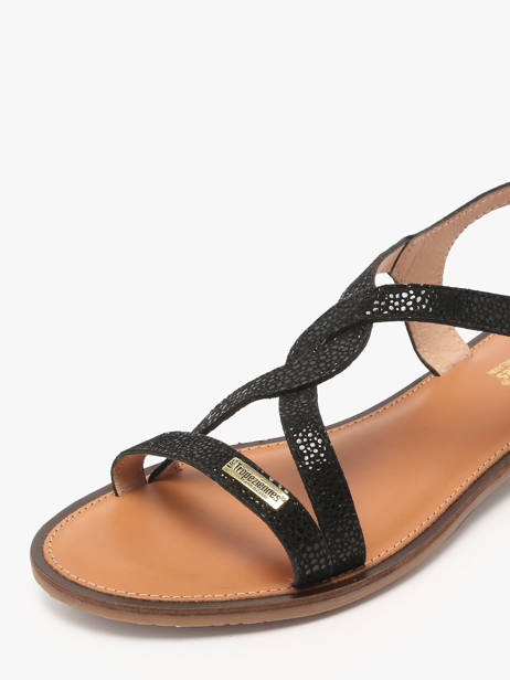 Nu-pieds Hastral En Cuir Les tropeziennes Noir women HASTRAL vue secondaire 2