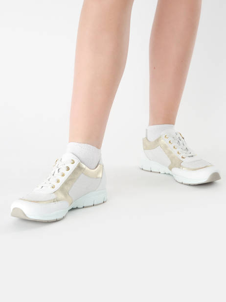 Sneakers Ylona En Cuir Mephisto Blanc women P5146918 vue secondaire 1