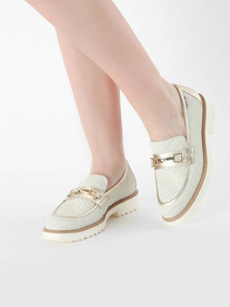 Mocassins Salvia En Cuir Mephisto Blanc women P5146666 vue secondaire 1