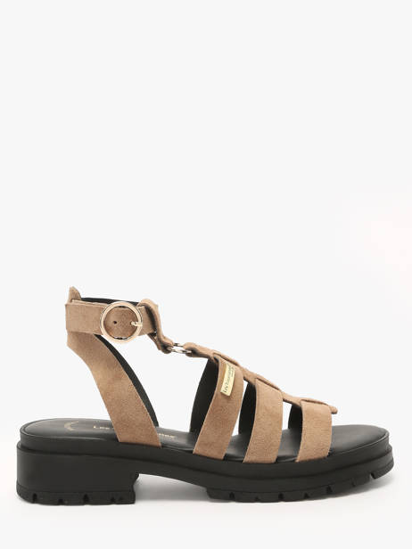 Sandales Tobosued En Cuir Les tropeziennes Beige women TOBOSUED